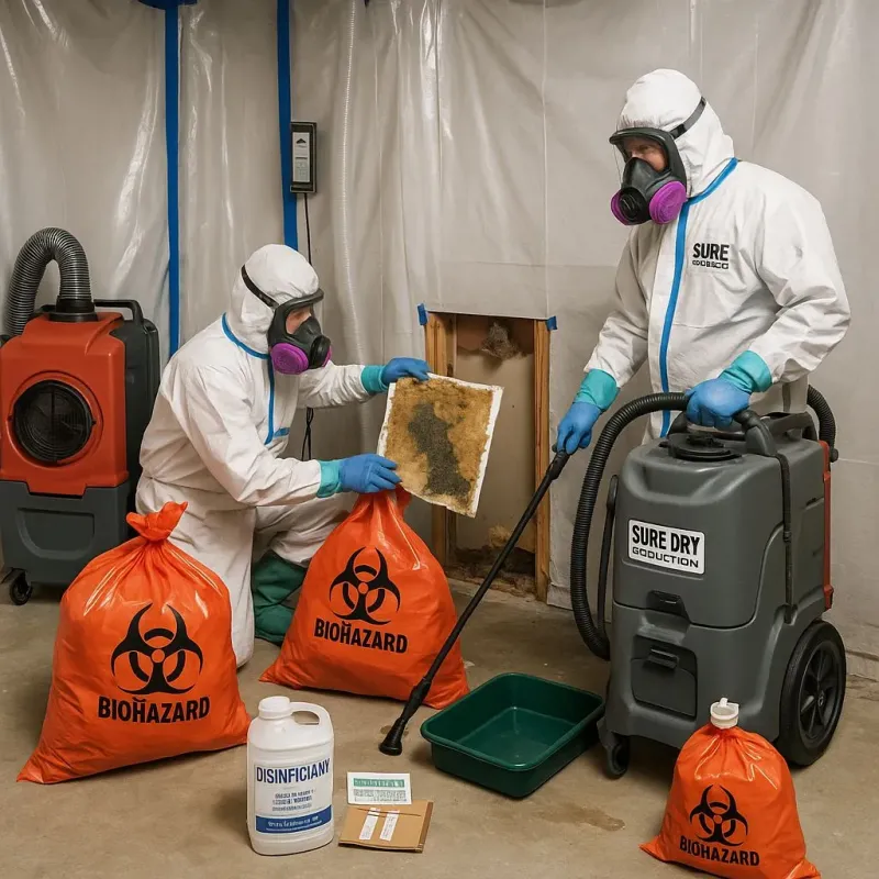 Contaminated Water Handling Protocols process in Milam County, TX