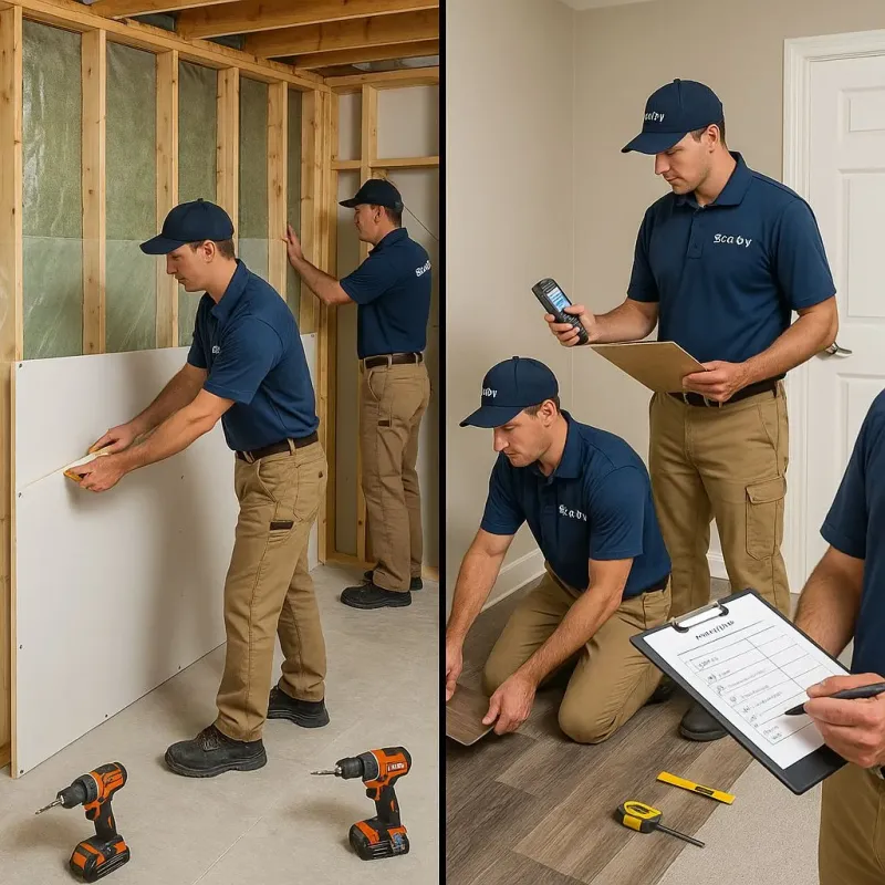 Repairs and Reconstruction process in Milam County, TX